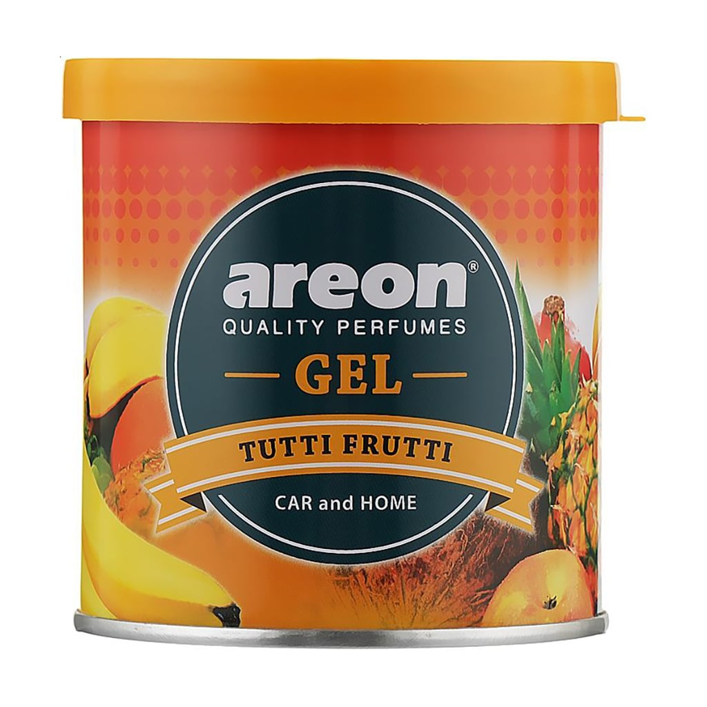 Ароматизатор для автомобіля та дому Areon Gel Car And Home, Tutti Frutti, 80 г